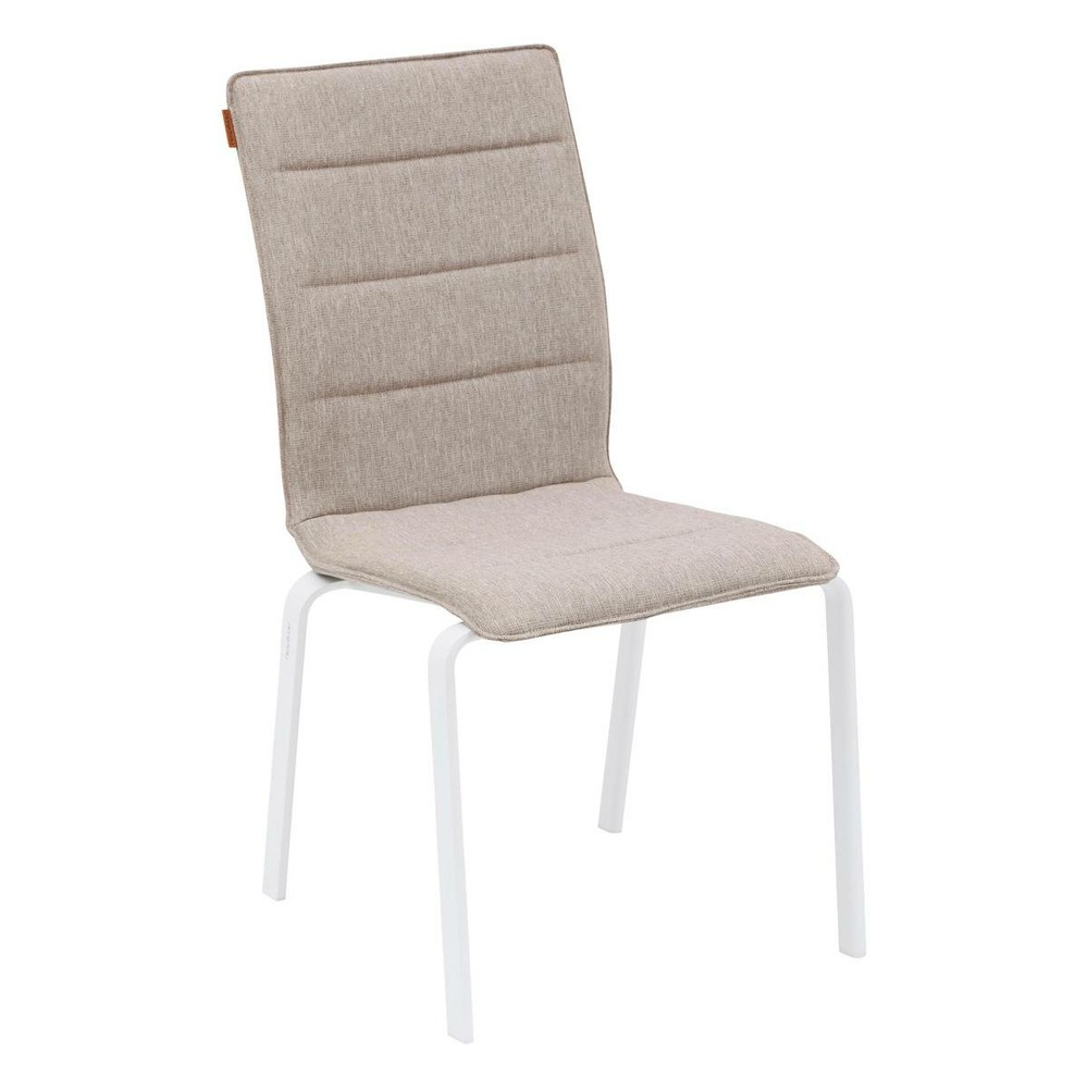 Chaise de jardin empilable diese badiane & blanc