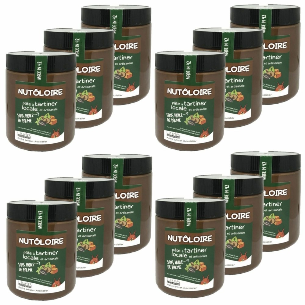 Pâte à tartiner noisette et caramel nutôloire - charles chocolartisan