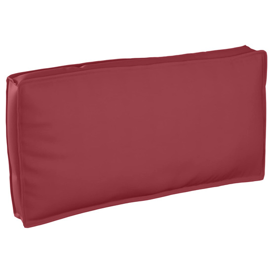 Coussin bordeaux 120 x 60 x 12 cm tissu oxford