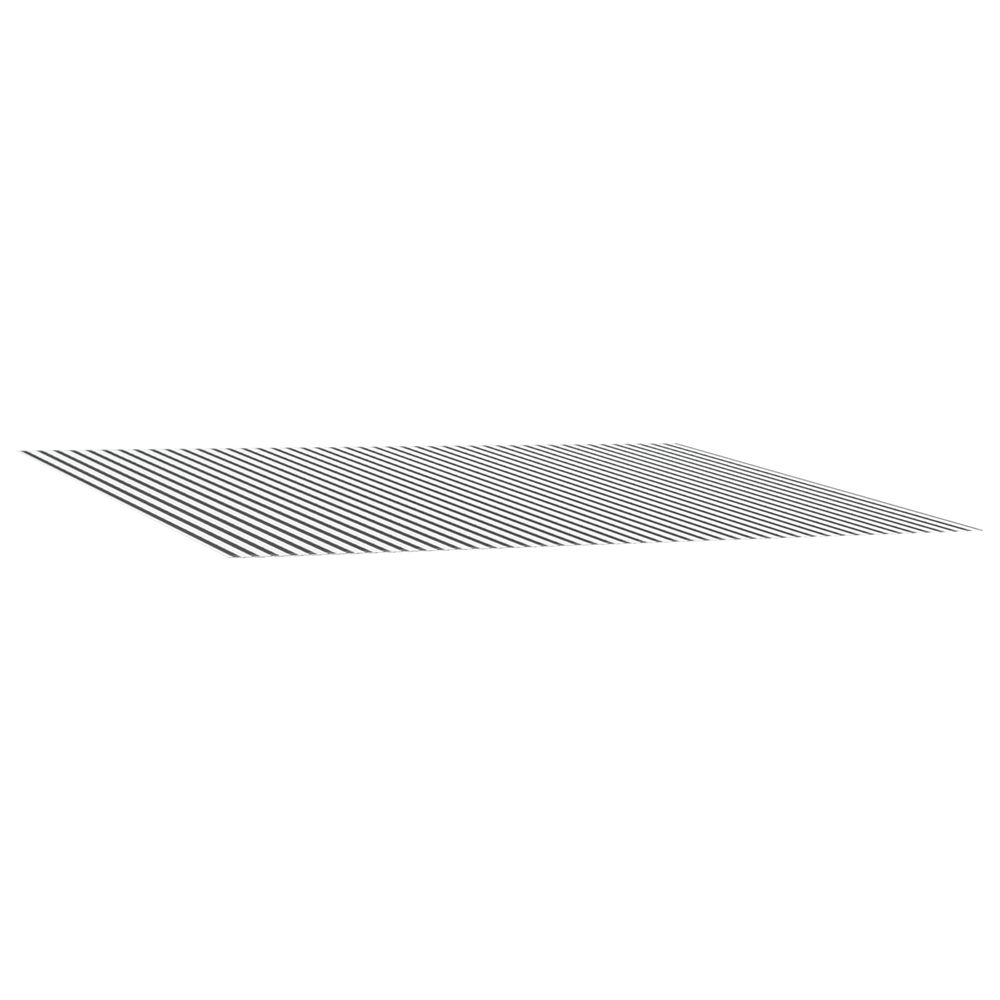 Toile de rechange pour auvent anthracite et blanc 500 × 350 cm