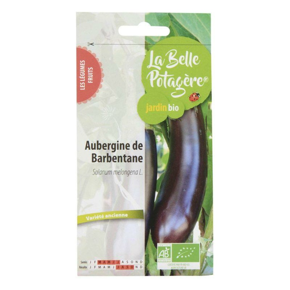 Graines à semer - aubergine de barbentane - 0,15 g
