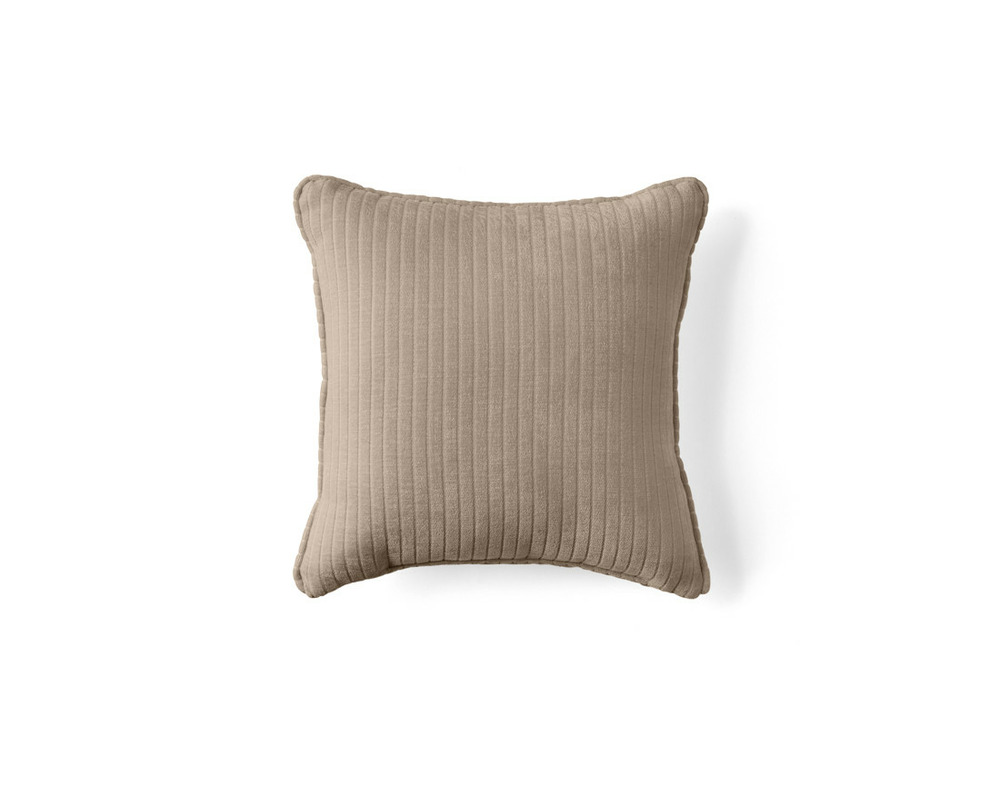 Topaze - coussin - en velours côtelé plat - 40x40 cm