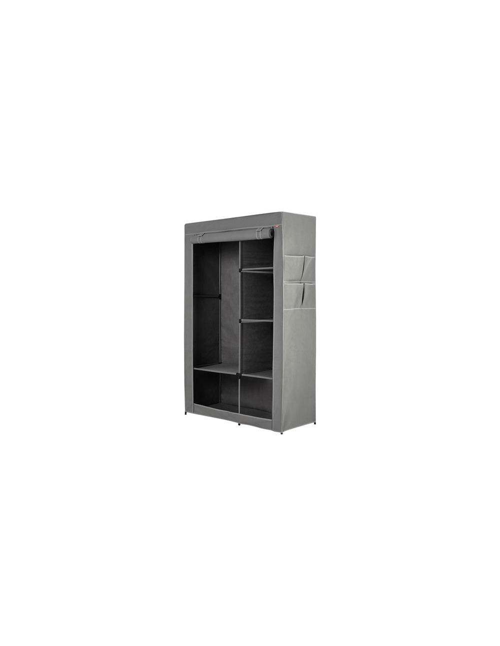 Armoire penderie avec 6 étagères 105x45x161cm - rayen