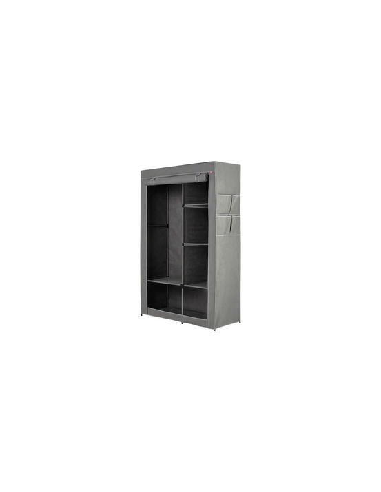 Armoire penderie avec 6 étagères 105x45x161cm - rayen