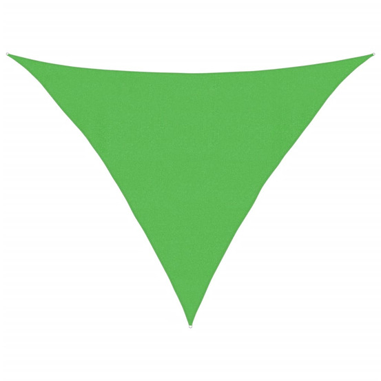 Voile d'ombrage 160 g/m² vert clair 4x4x5,8 m pehd