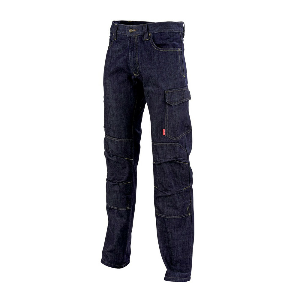 Pantalon de travail alicki multipoches en jean 1stnjn bleu marine t38 lafont la 1stnjn 6 1 38