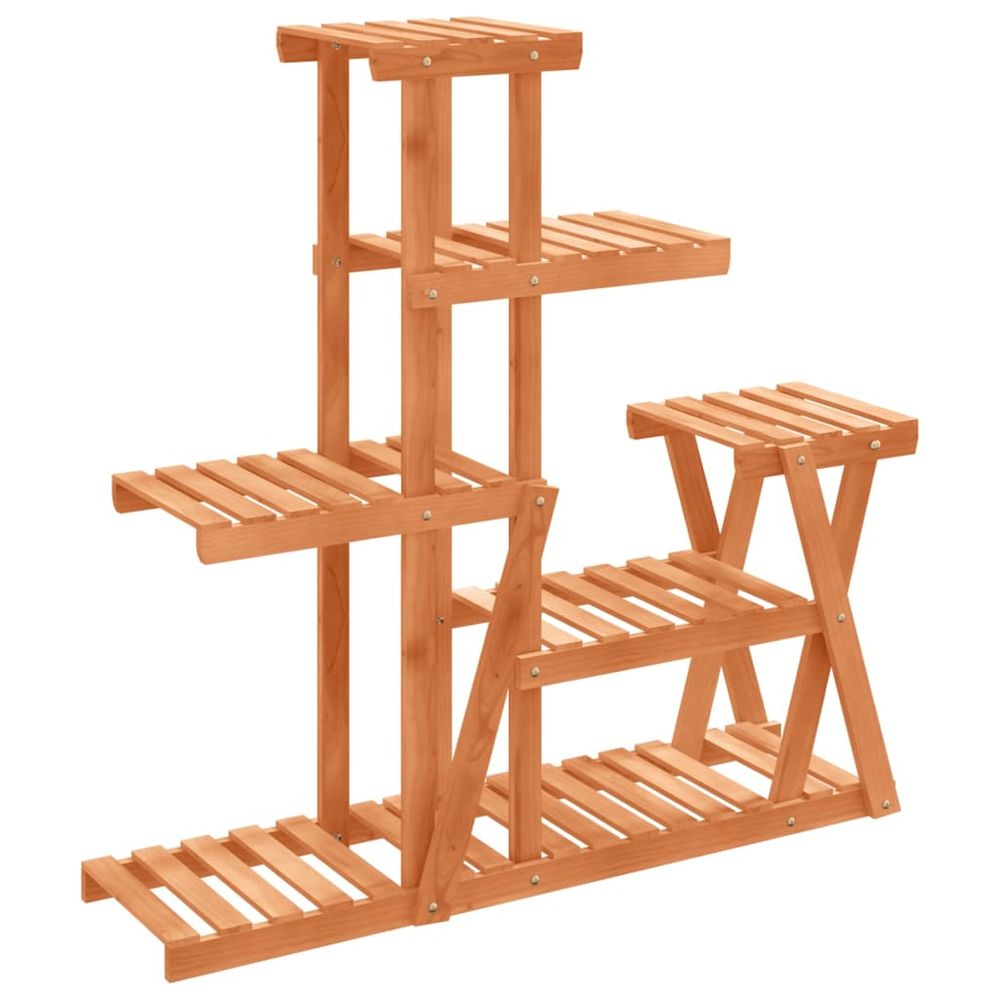 Support à fleurs 95x25x96 cm bois massif de sapin