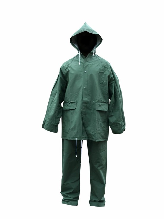 Ensemble de pluie - veste et pantalon bruine vert l