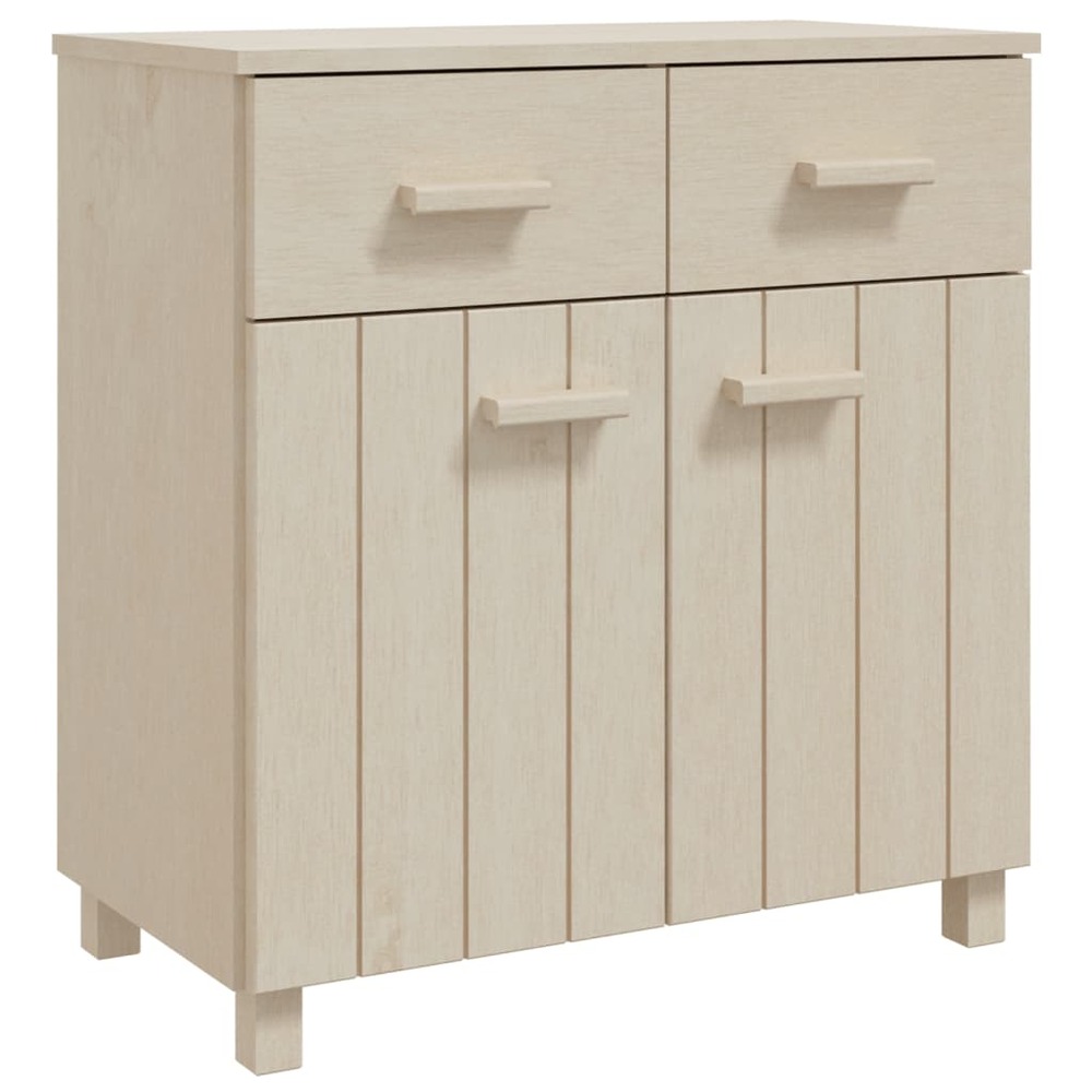 Buffet bahut commode armoire meuble de rangement organisateur cuisine salle de séjour salon 79 x 40 x 80 cm bois massif de pi