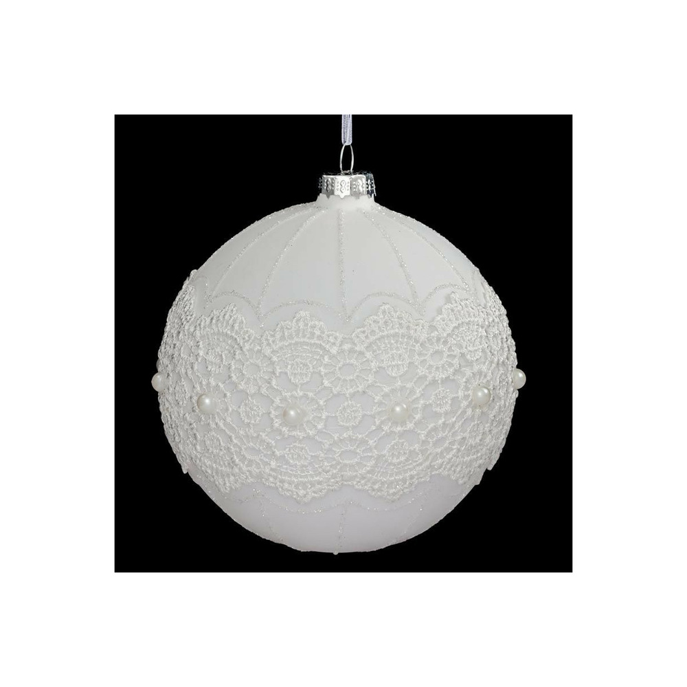 Boule de noël en verre 