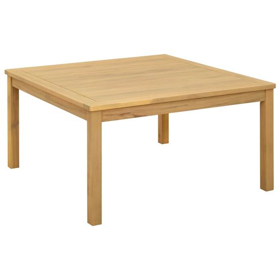 Table basse acacia clair 85 x 85 x 45 cm bois d'acacia massif