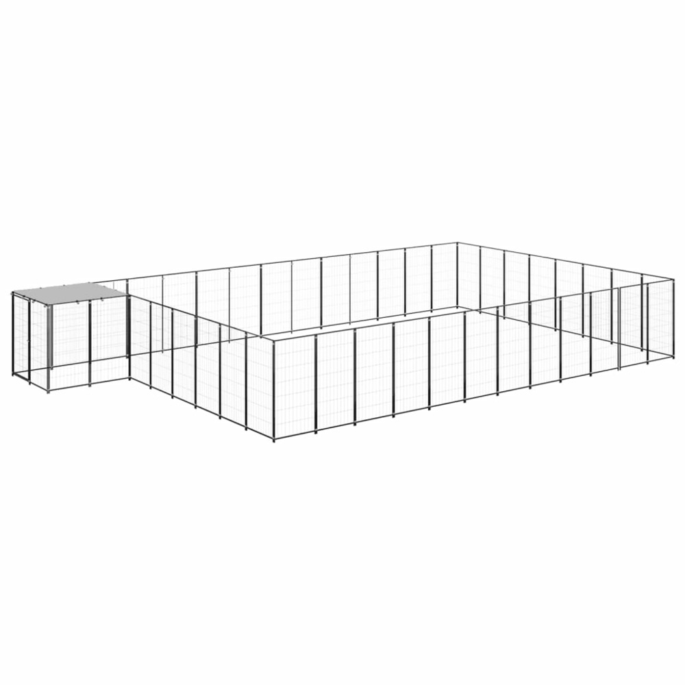 Chenil noir 30,25 m² acier