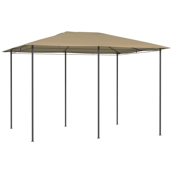 Belvédère 3x4x2,6 m taupe 160 g/m²
