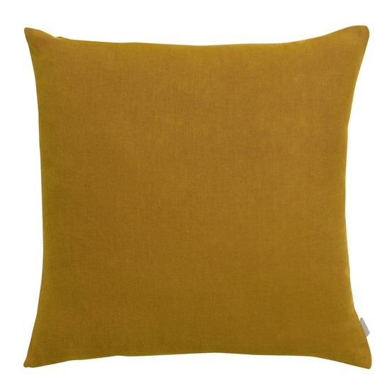 Coussin uni zeff bronze 45 x 45 cm