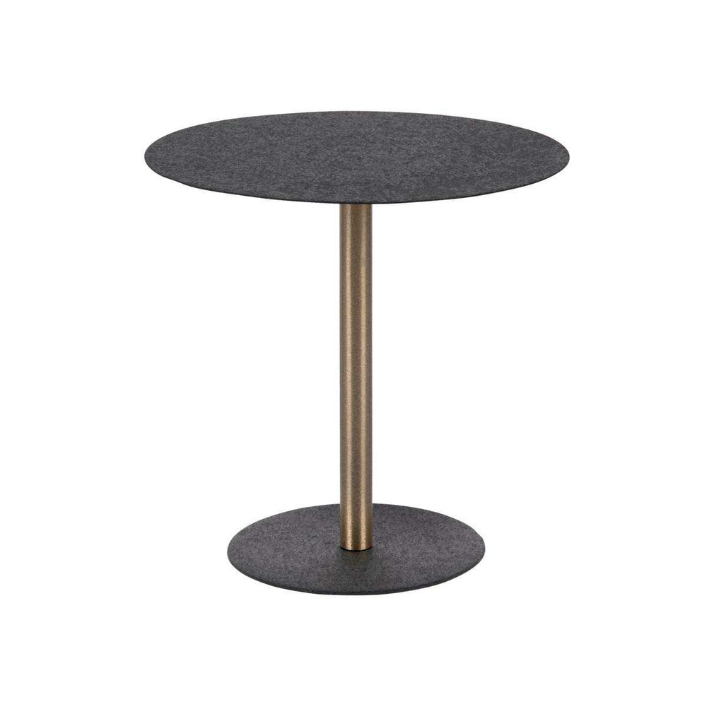 Table d'appoint en métal dex 50 cm noir
