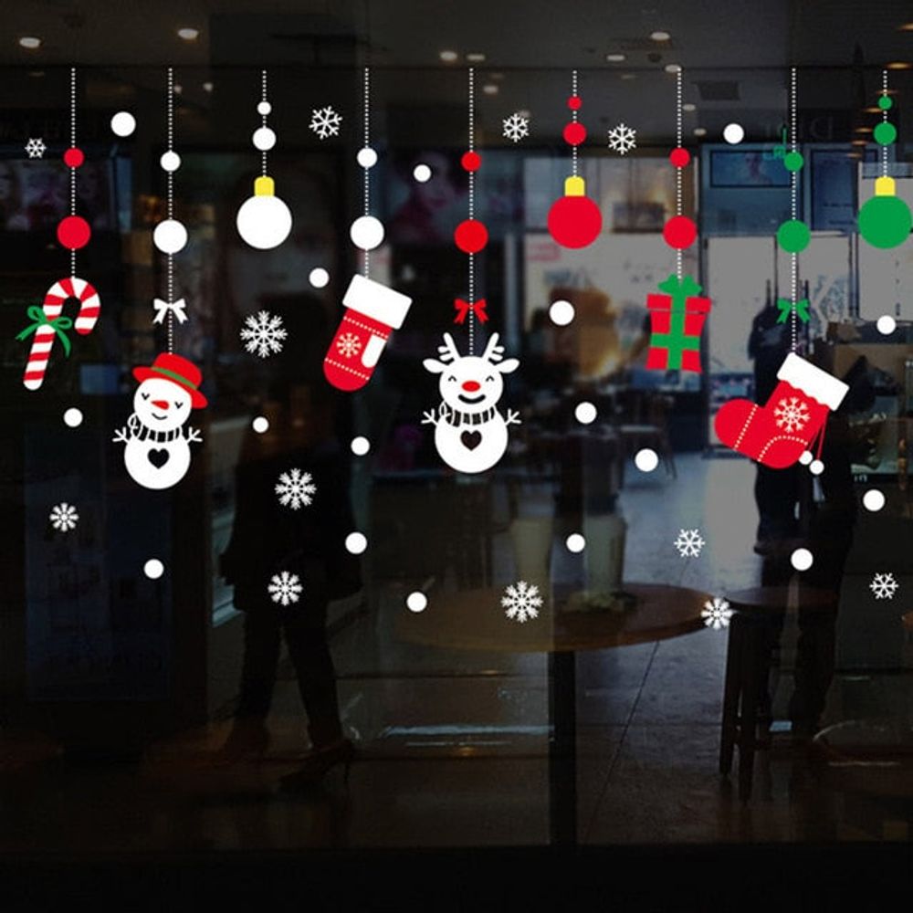 Stickers de noël - chaussettes de noël