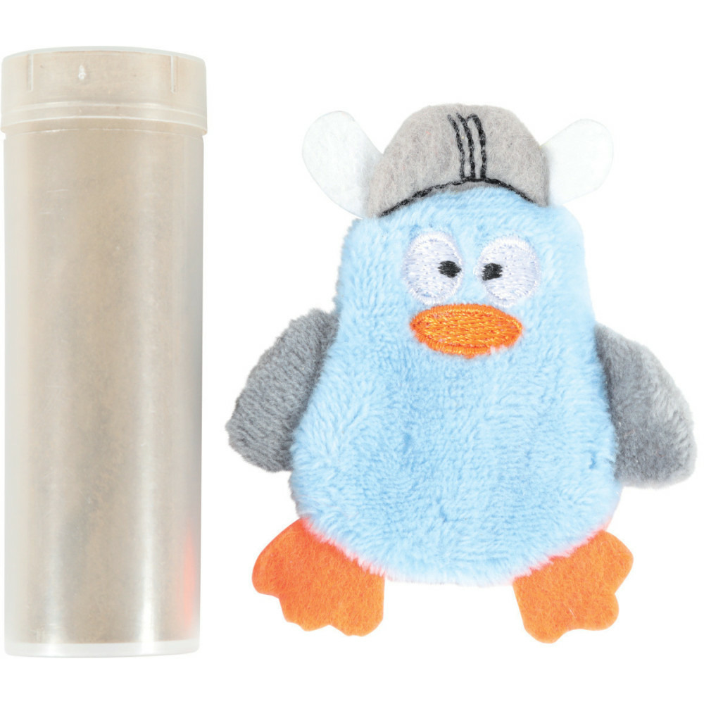 Pirate bleu taille 7 x 6 cm avec catnip jouet chat
