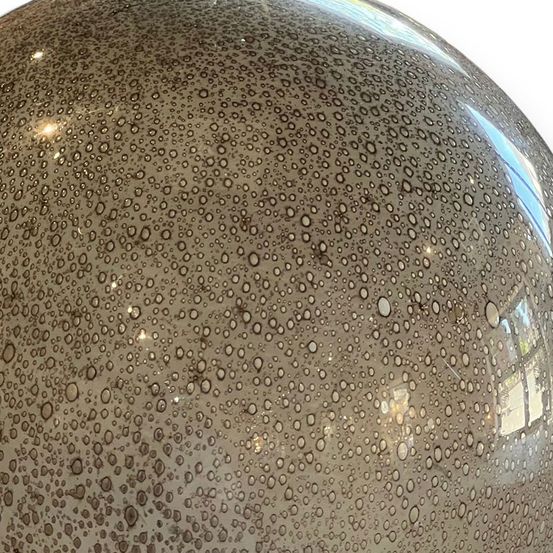 Lampe boule galaxie grise 24x24x23cm