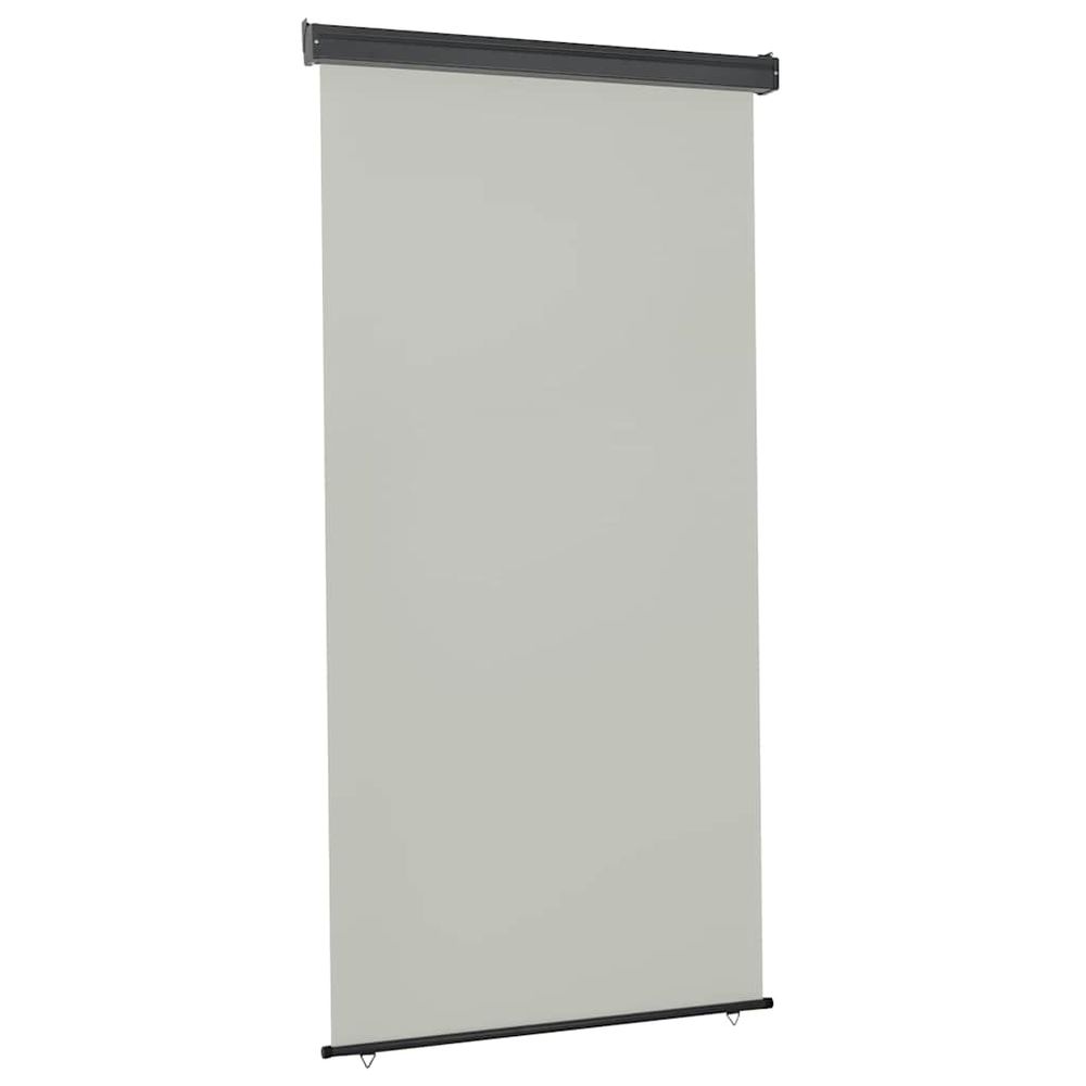Auvent latéral de balcon 125x250 cm gris