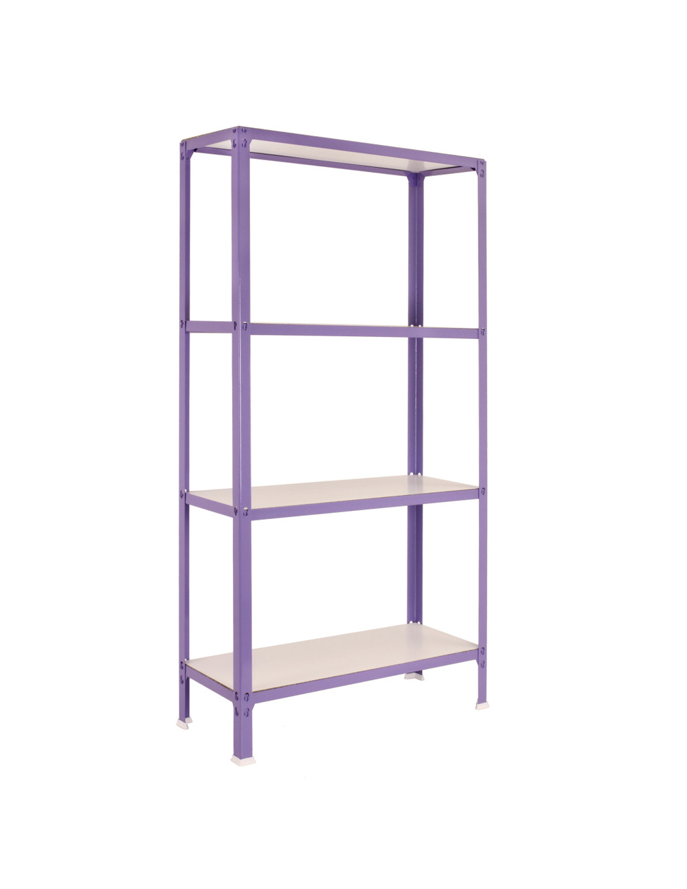 Etagère légère sans vis simonhome click wood mini 4/300 violet/blanc violet/blanc 1600x800x300 - simonrack