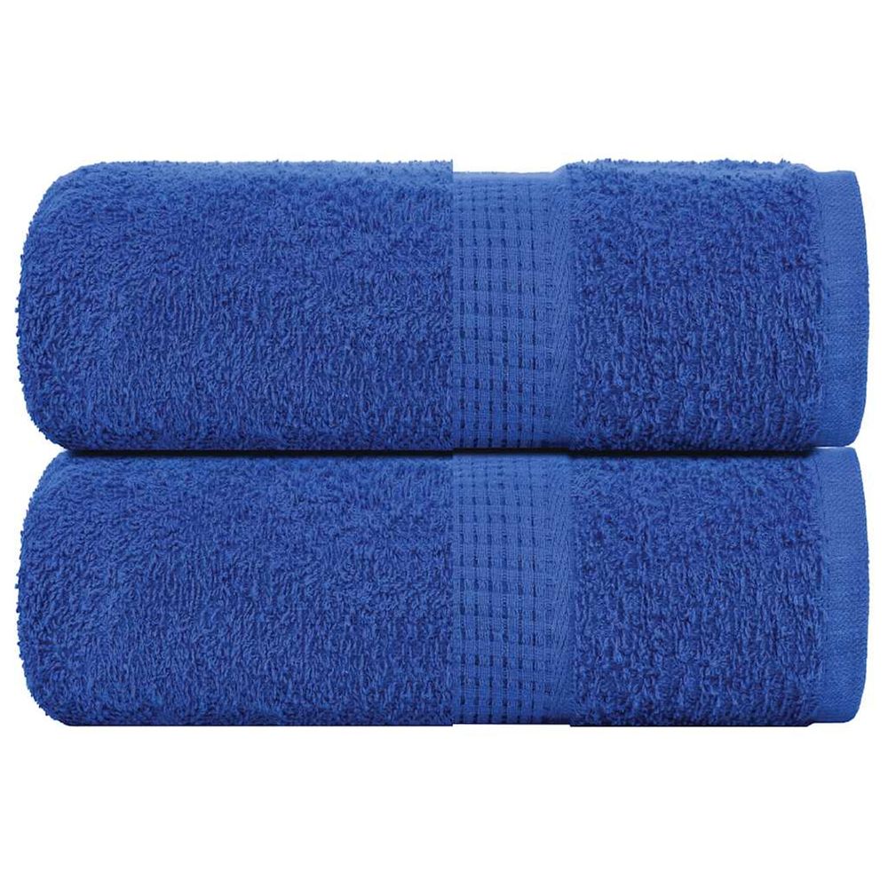 Serviettes de toilette frogn 2 pièces bleu 30x30 cm 360 g/m²