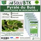 Solubtk-pyrale du buis 150gr bacillus thuringiensis-insecticide