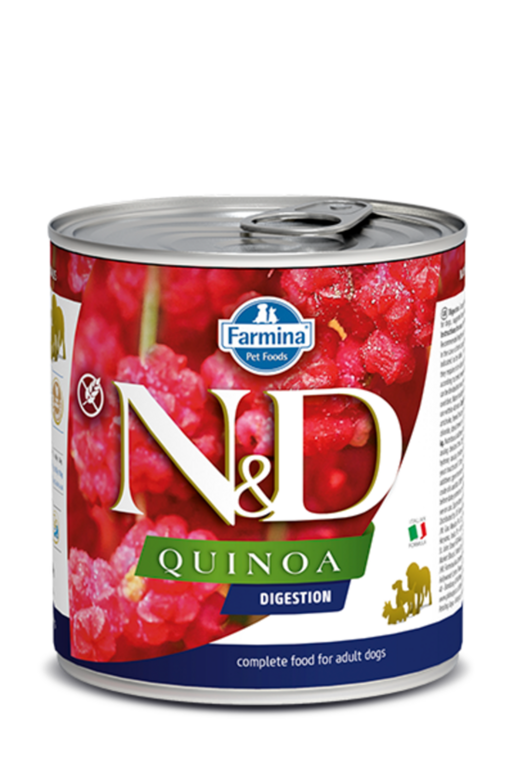 Humides n&d chien quinoa digestion 6x285 gr