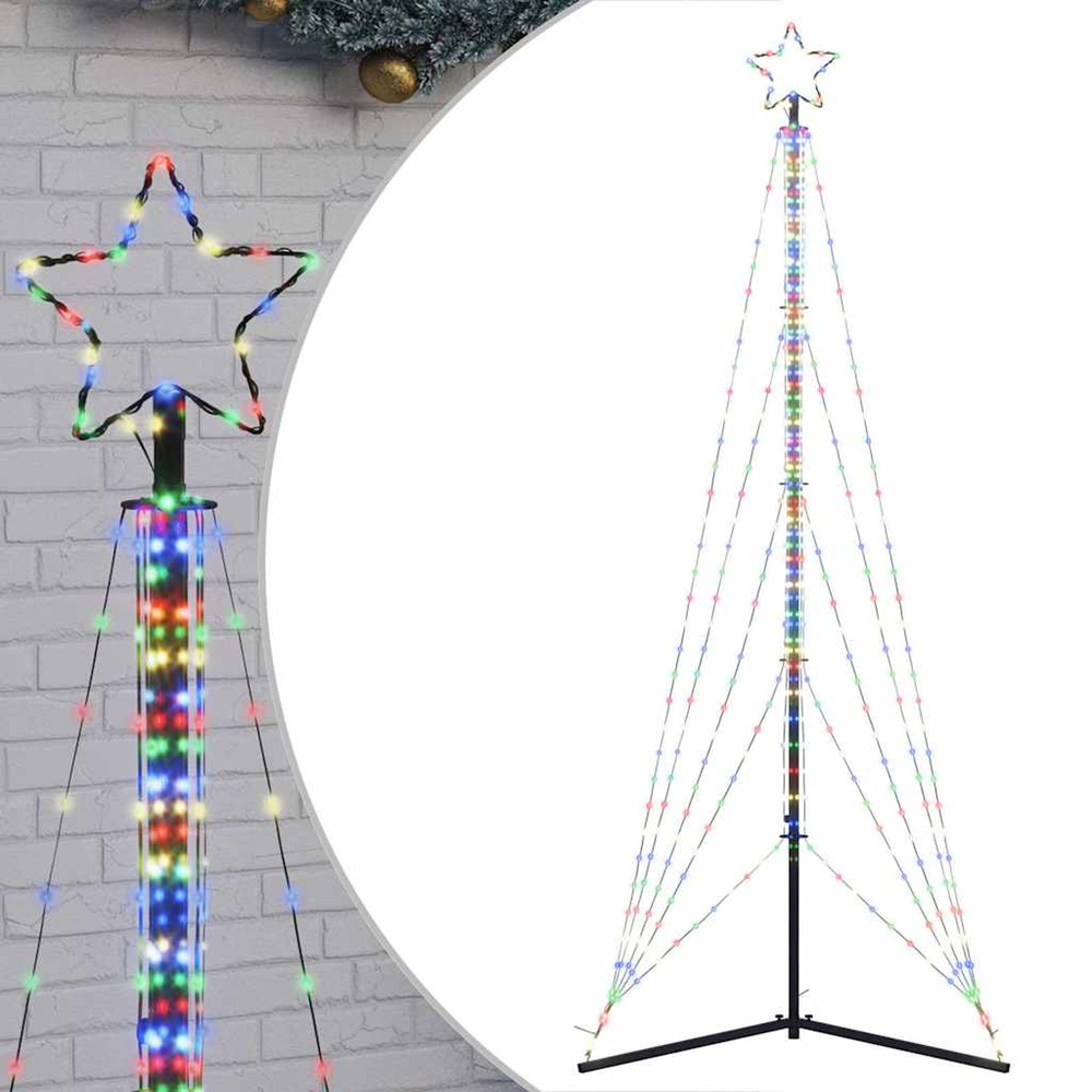 Sapin de noël à led 525 led colorées 302 cm
