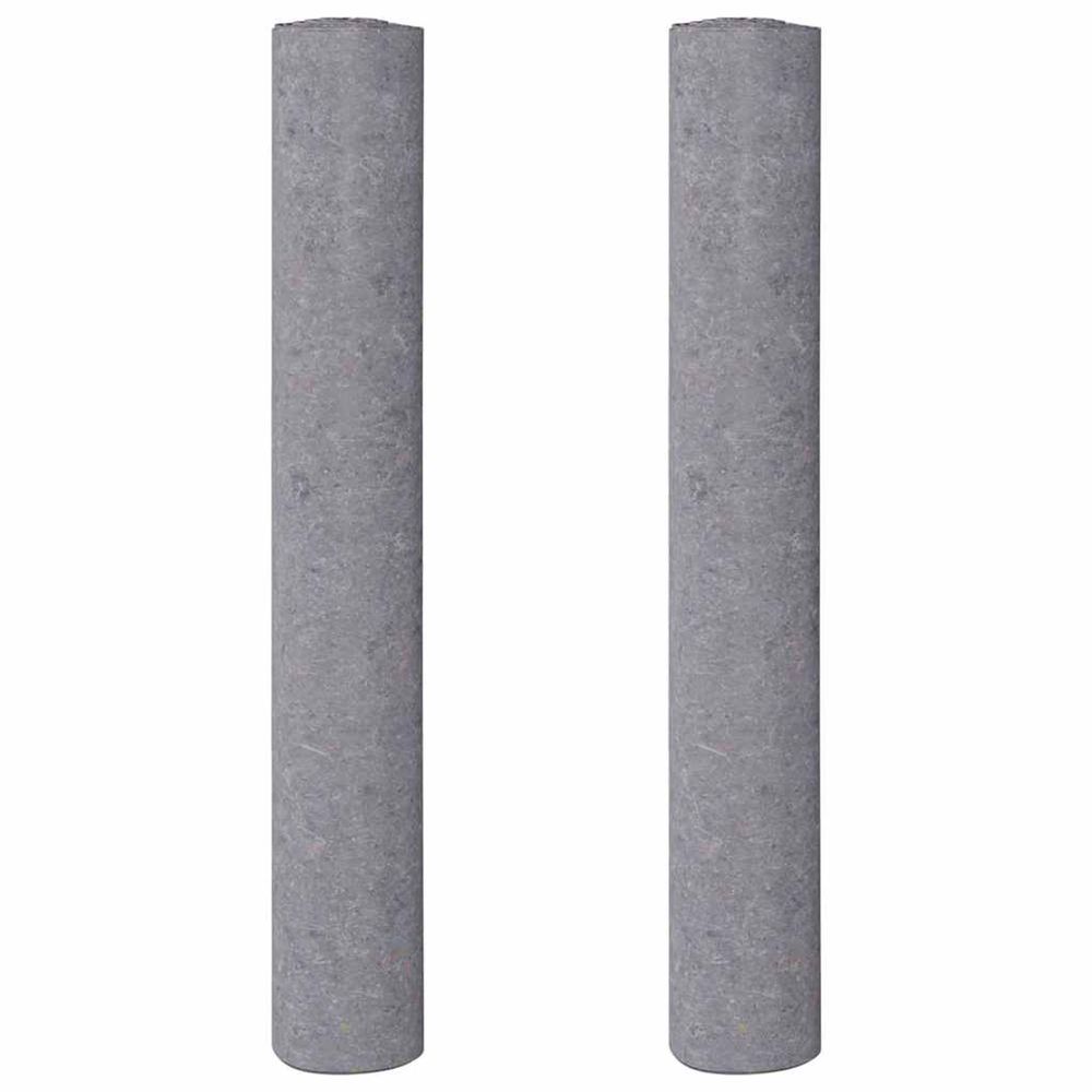 Polaires de peintre antidérapantes 2 pcs 10 m 280 g/m² gris