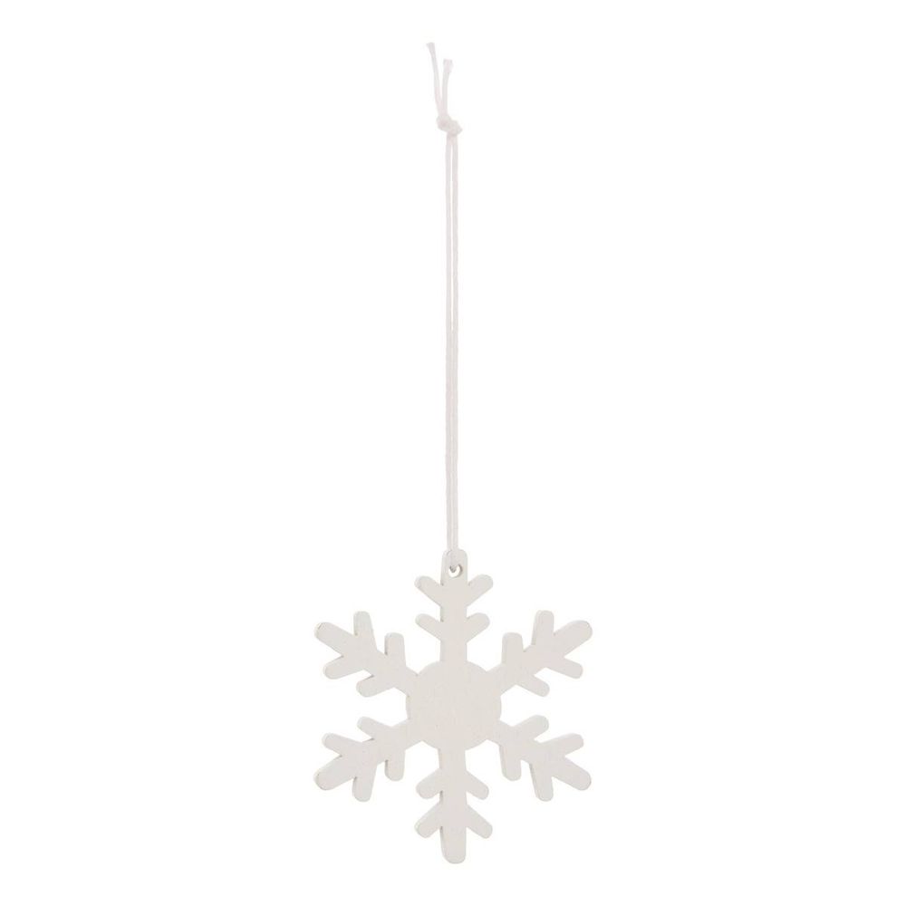 Lot de 10 suspensions de sapin en bois rouge et blanc 5 cm