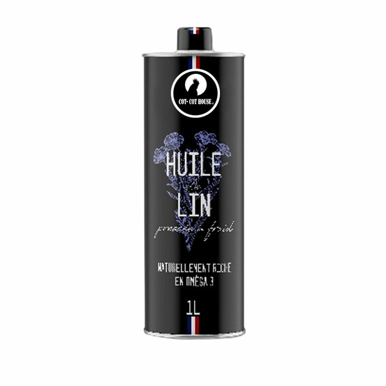 Huile de lin naturelle produite en france 1l