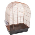 Cage à oiseaux klara 2 cuivre 45x28x62,5 cm