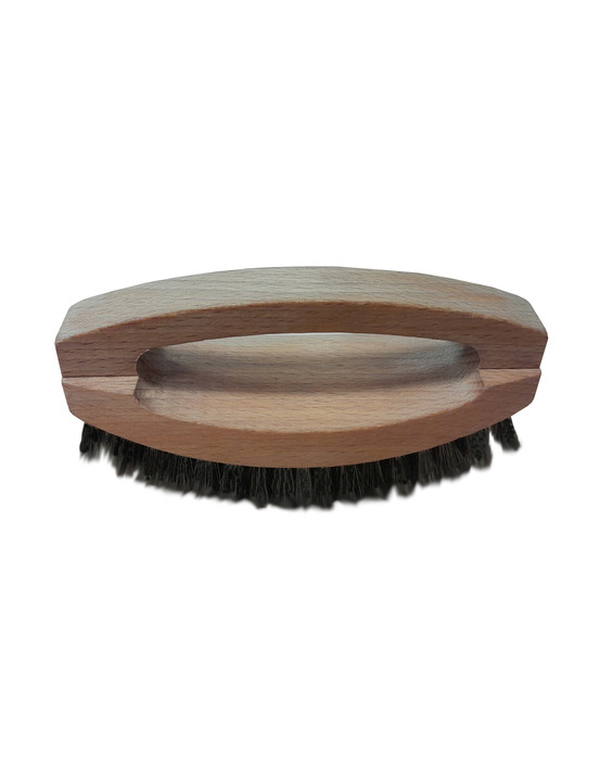 Brosse meuble cintrée soie noire avec poignée - karop's