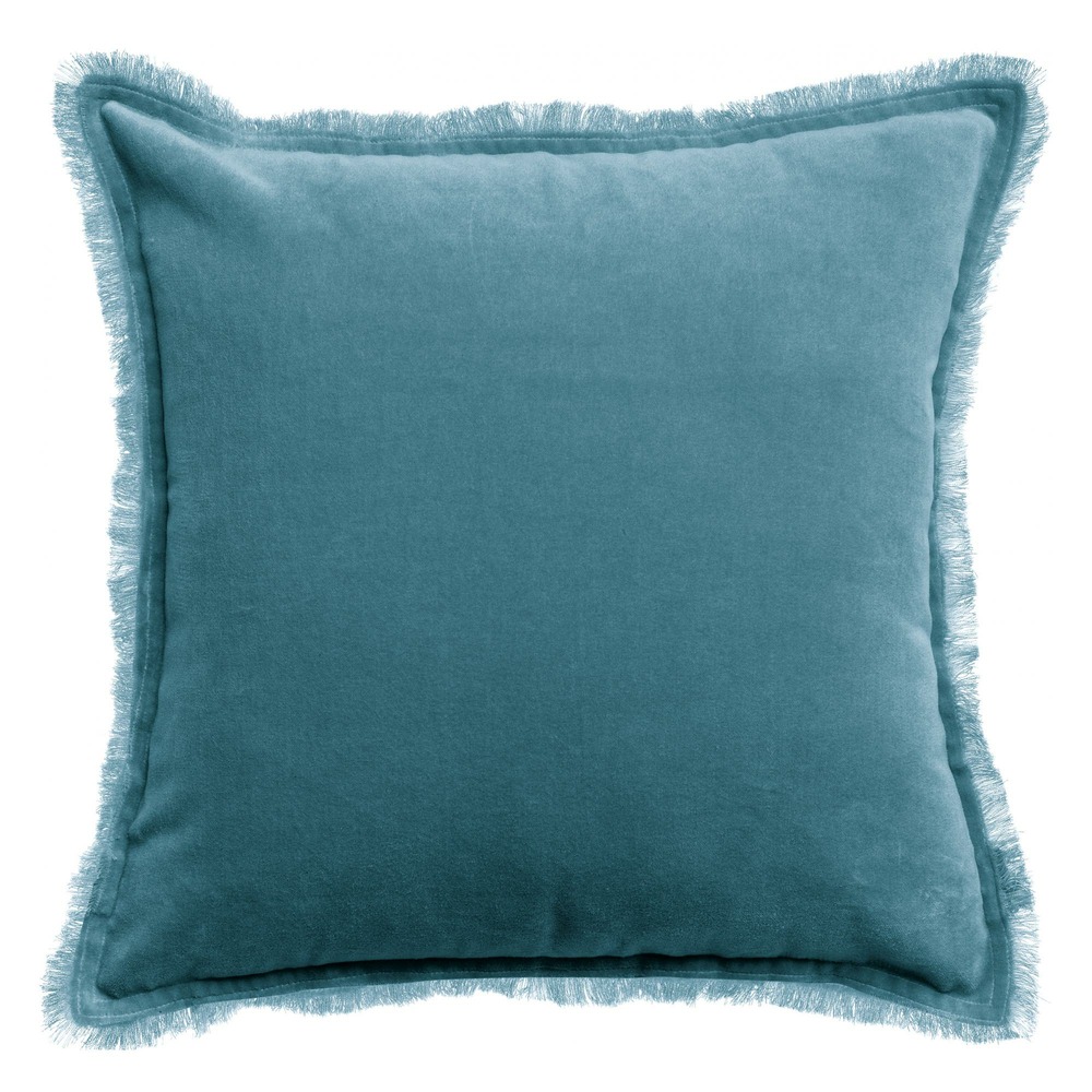 Coussin uni fara acier 45 x 45 cm