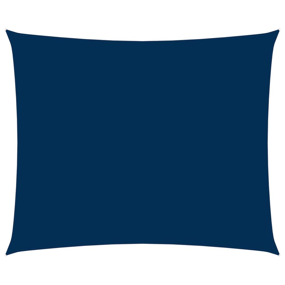 Voile de parasol tissu oxford rectangulaire 3x5 m bleu