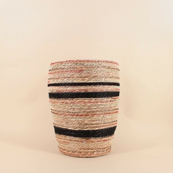 Panier haut en fibres naturelles 30x40cm