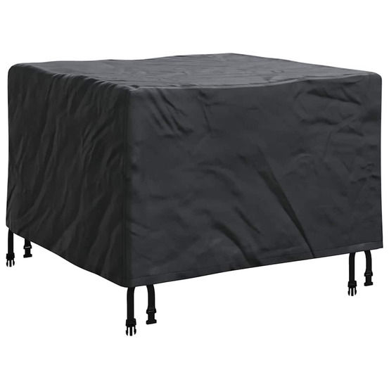 Housse de meubles d'extérieur noir 82 x 82 x 50 cm tissu 600d