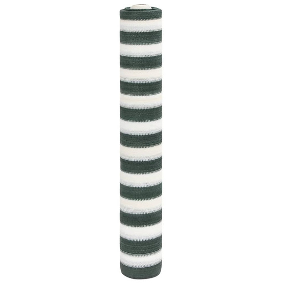 Filet brise-vue vert et blanc 1,5x50 m pehd 75 g/m²