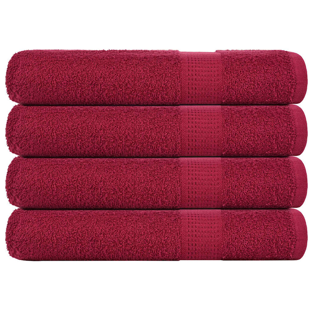 Serviettes frogn 4 pcs bordeaux 100x200 cm 360 g/m²
