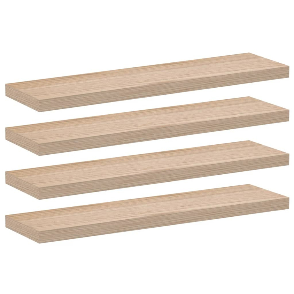 Étagères flottantes 4 pcs 90x23,5x4cm bois d'ingénierie