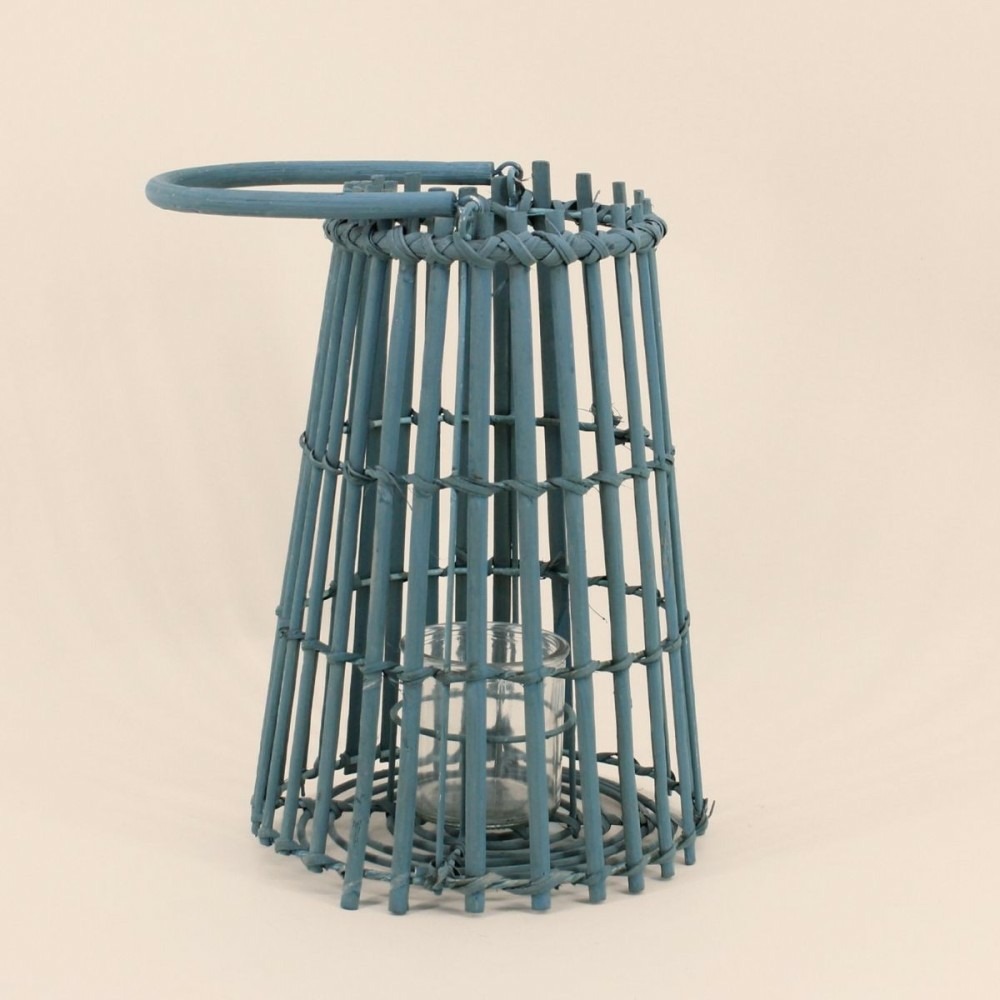Lanterne en rotin conique 30cm