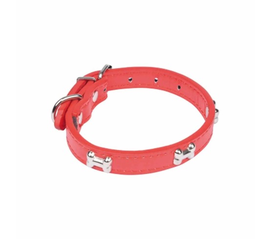 Collier pour chien rouge 35 cm m