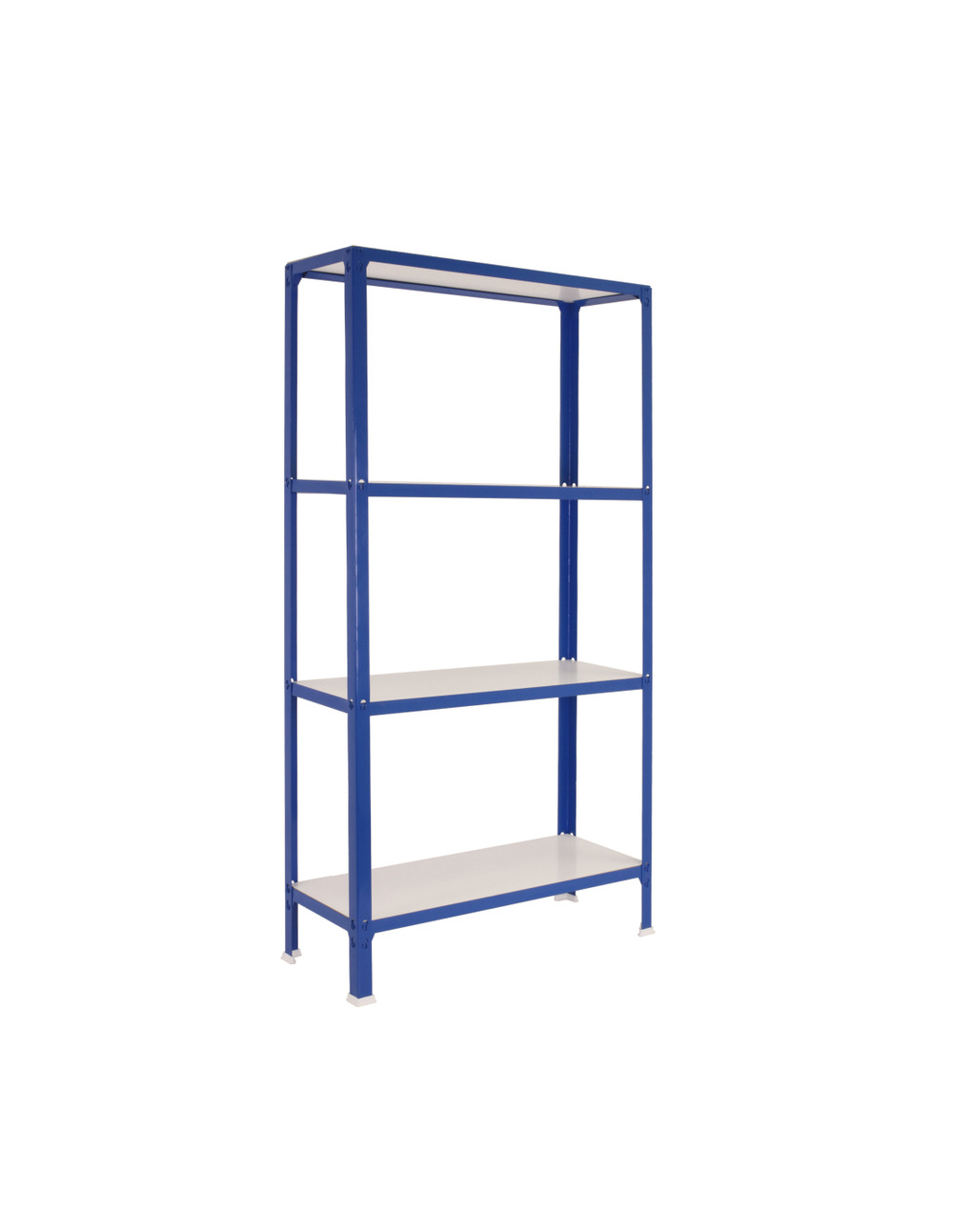 Etagère légère sans vis simonhome click wood mini 4/300 bleu/blanc bleu/blanc 1600x800x300 - simonrack