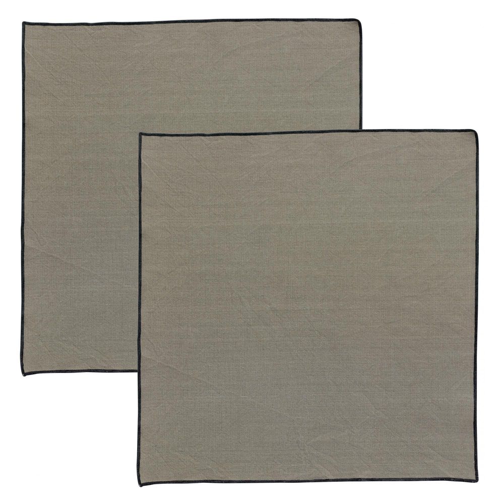 Serviette de table recyclée grace ombre 40 x 40 cm