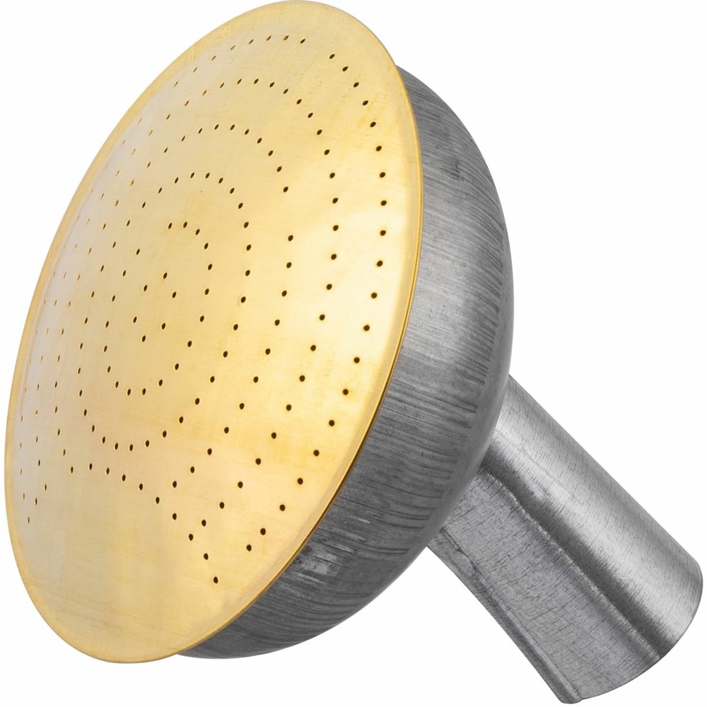 Pomme d'arrosoir en acier galvanisé grille en laiton