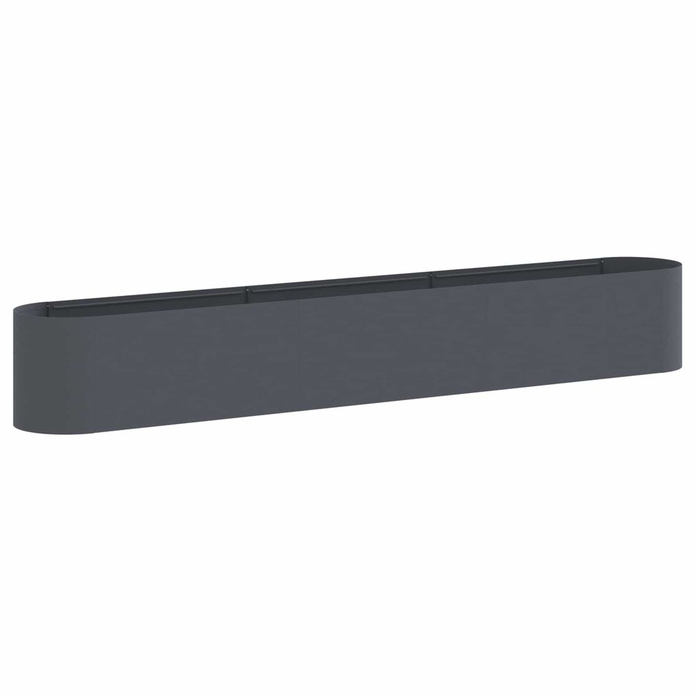 Jardin surélevé anthracite 280 x 40 x 40 cm