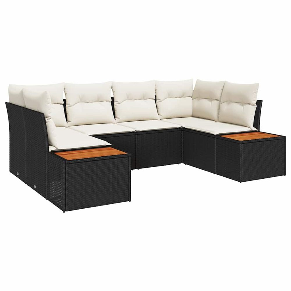 Ensemble de canapé de jardin 6 pc 6-nombre de places