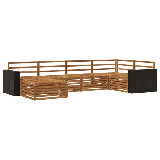 Ensemble de canapés d'extérieur 6 pc naturel