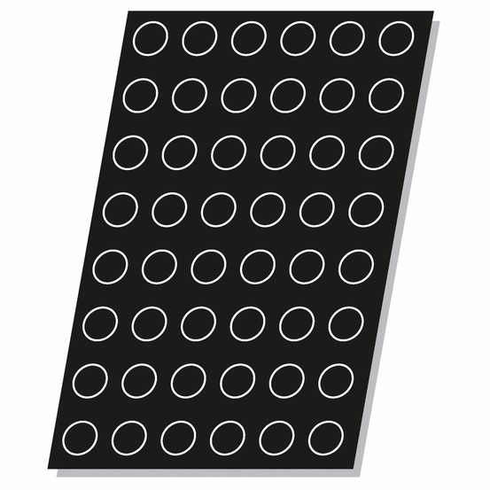 Moule flexipan® plaque silicone 24 à 96 demi-sphères - pujadas
