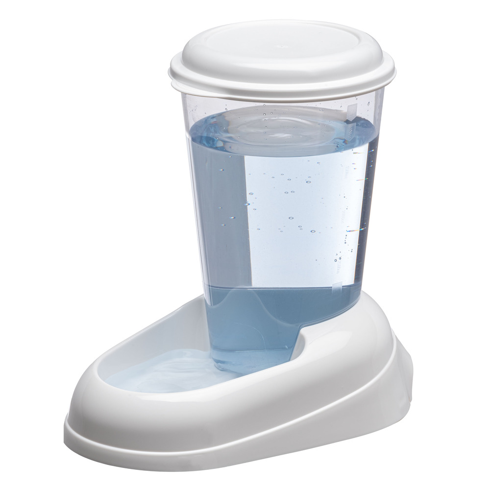 Ferplast distributeur d'eau pour chat et chien nadir, abreuvoir 3 litres pour petits et moyens chiens, fond antidérapant, 29,2 x